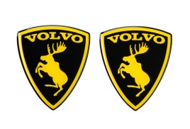 Новые комплекты наклеек VOLVO "Скачущий Лось" на крылья и стойки кузова
